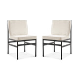 Odelia dining chair in pearl white bouclé – product view on white