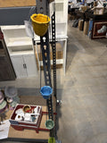 Alpine WPQ110HH multicolor ceramic tiered hanging cup planter chain