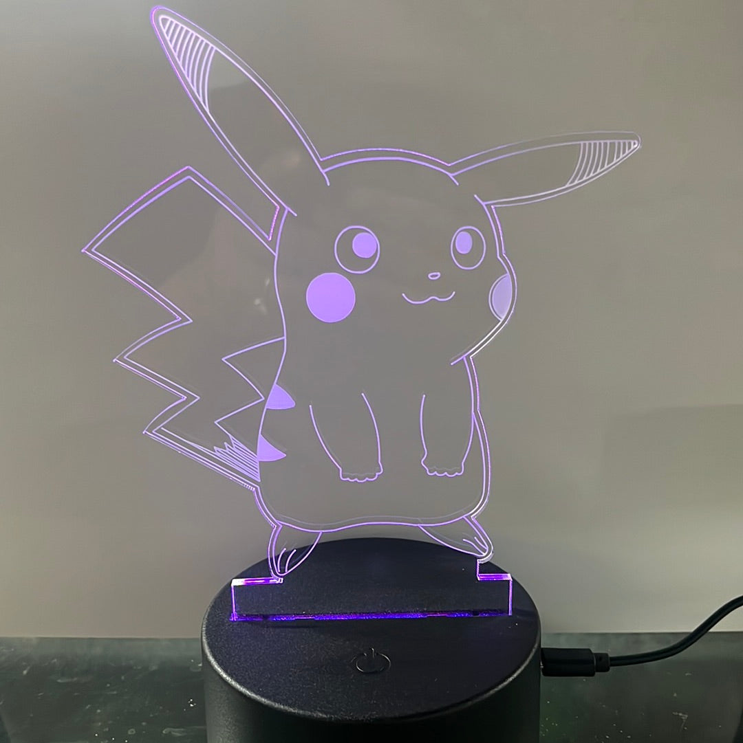 3D Illusion Night Light, Changing Color Mode