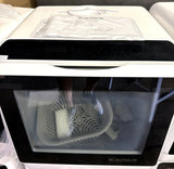 KAPAS KPS-XWJ01 countertop dishwasher, white – front view