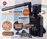 UP Aqua D-761 mini internal aquarium filter – retail box (in-store photo)