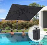 24” In-Ground Cantilever Patio Umbrella Base Stand for Offset Umbrellas