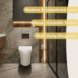Los Flexi Belen wall hung toilet – angled product view