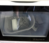 KAPAS KPS-XWJ01 countertop dishwasher, white – window detail