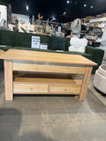 Lift Top Storage Coffee Table with Drawers and Shelf 39.5” x 24”