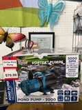 3000 GPH Energy Saving Water Pump for Ponds Fountains Waterfalls Circulation System