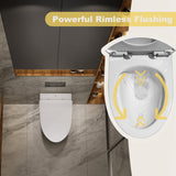 Los Flexi Belen wall hung toilet – side profile