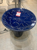 Artistic Bird Bath - various colors
