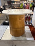 Small Cottage Round Wood Side Table