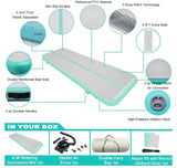 10FT 3.3FT Wide Inflatable Air Track Gymnastics Tumbling Mat with Electric Pump