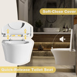 Los Flexi Belen wall hung toilet – soft-close seat detail