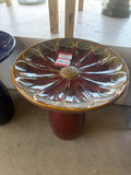 Artistic Bird Bath - various colors