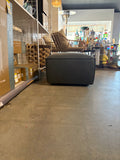 Modern Dark Gray Upholstered Ottoman 35”L x 24”D x 13”H Footrest