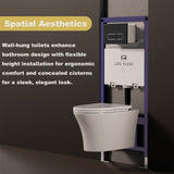 Los Flexi Belen wall hung toilet – feature highlights