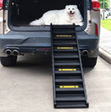 60.65” Folding Dog Ramp for Car SUV & Truck – Non-Slip Pet Ramp Up to 85 lbs