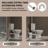 MaceratingFlo Ultra 750W toilet – vertical and horizontal lift range