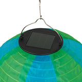 Alpine solar hot air balloon lantern – hanging basket detail