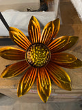 Alpine Metal Floral wind spinner