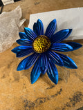 Alpine Metal Floral wind spinner