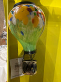 Hot air balloon - yellow blue green