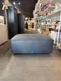 Modern Dark Gray Upholstered Ottoman 35”L x 24”D x 13”H Footrest