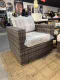 Hulda Grade Club Fully Assembled Patio Chair with Sunbrella Cushions (two chairs)