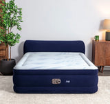Sealy Queen 80” x 60” x 18” Raised Air Mattress with Built-In Headboard & Electric Pump