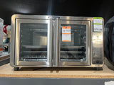 Reduced-Stainless Steel French Door Digital Air Fryer Toaster Oven with 19 Cooking Presets- Used