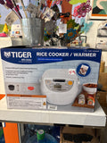 5.5 Cup Micom Rice Cooker and Warmer with Steaming Tray Programmable Multi Function White