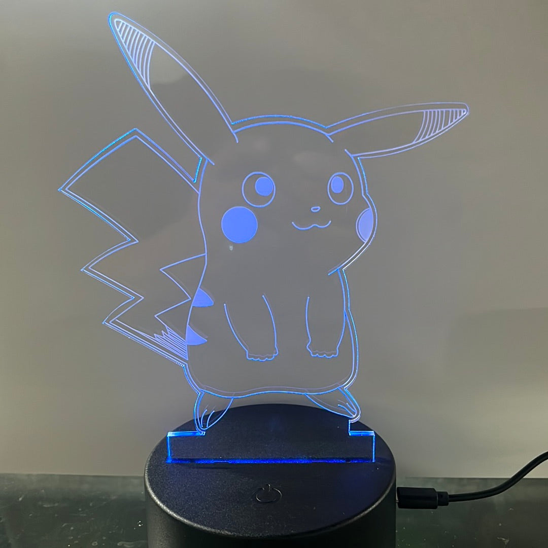 3D Illusion Night Light, Changing Color Mode