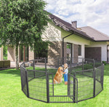 40 Inch 14 Panels Dog Playpen Outdoor Dog Fence Outdoor for Yard,  Dog Pens Outside Anti-Rust Pet Fence for Dogs Outside Portable Dog Run Exercise Fence Pet Playpen for RV Camping Yard