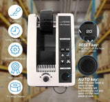 Electric Tape Cutting Machine,Automatic Tape Dispenser Cutter for Wrapping/Packing, with 999mm Cutting Length for Various 8-50mm Width Tapes