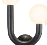 Happy LED 11.25 inch Oil Rubbed Bronze Wall Sconce Wall Light, Right Side