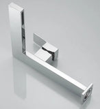 Chrome Ultra-Thin Single Handle Waterfall Bathroom Vessel Sink