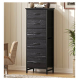 Fabric 6 drawer Storage Dresser Organizer w/ Removable Drawers