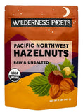 Wilderness Poets, Organic, Pacific Northwest-Grown Hazelnuts - Raw, Whole Nuts with Skins, No Shells. Bulk Size (32 Ounce - 2 Pound)