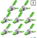 Heavy Duty 6” Metal Spring Clamps 8-Piece Set – 2.5” Jaw Opening