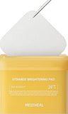 MEDIHEAL Vitamide Brightening Pad - Vegan Face Hypoallergenic Pads with Niacinamide, Sea Buckthorn - Radiance Boosting Pads for Clear, Illuminating Skin 100