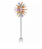 84 in. Tall Cosmic Array Wind Spinner Stake, Multicolor