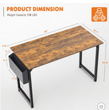 Modern 40”Inch Computer Desk/ Rustic