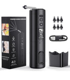 Ear Wax Removal, Electric Ear Cleaner with 3 Adjustble Modes - Ear Wax Removal Kit with 6 Reusable Tips, LED Display, IPX7 Waterproof, USB-C , Ear Cleaning Kit
