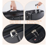 Black - Hardside Luggage with Spinner Wheels - 20 Inch Expandable Suitcase, TSA Lock, Lightweight Hard Shell Carry On & Checked Luggage - Durable ABS/PC, 360° Silent Wheels - black