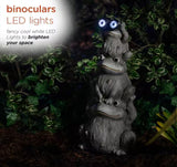 Reduced - 23 in. Tall Outdoor Solar Powered Stacked Frog Family Statue with LED Lights