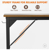 Modern 40”Inch Computer Desk/ Rustic