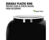 Reduced-Minor Scratches on the side GEO Black Porcelain Ceramic Crock Water Dispenser for 3-5 Gallon Bottles