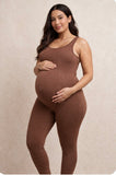 Body Suit -Compression to Support the Abdominal and lower back area -ideal for Postpartum Recovery-Size Small only Brown