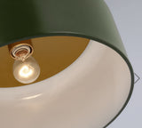 Visual Comfort Studio Malone 1-Light 15.75” Olive Flush Mount Ceiling Light – Modern Metal Fixture