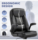 Ergonomic High Back Office Chair Adjustable Executive Desk Chair- tear on top