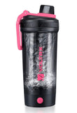VOLTRX Shaker Bottle, Gallium USB C Rechargeable Electric Protein Shake Mixer, Shaker Cups for Protein Shakes and Meal Replacement Shakes, BPA Free, Made with Tritan, 24oz