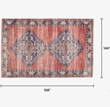 Feather Acadia Hand-Tufted Rug Brick Red, Turkish Design, Medium Pile